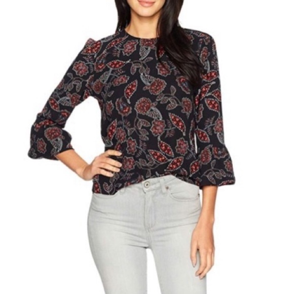 Cooper & Ella Greta Bell Sleeve Blouse - Picture 2 of 8